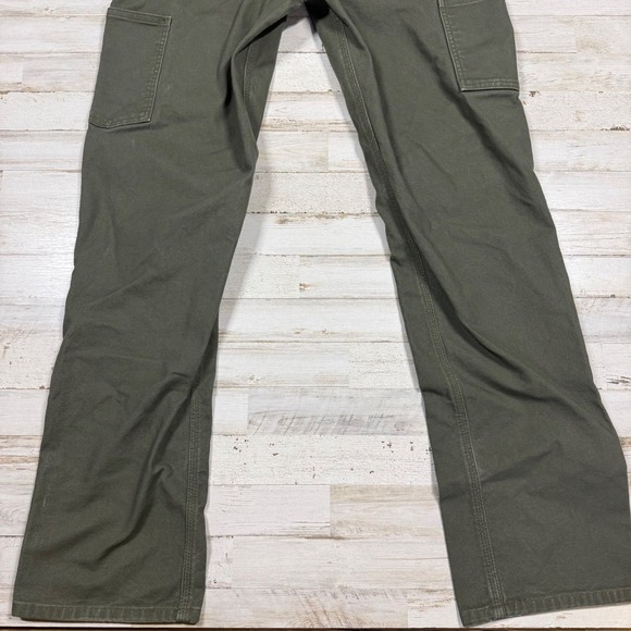 Carhartt Double Knee Relaxed Fit Cargo Pants Utility Green Mens 32x34 BN3334M - Picture 6 of 16
